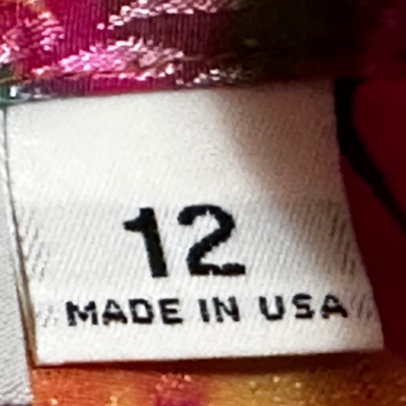 Women's Vintage Ariel Crowne Flroal Blouse (Women's Size 12) - Picture 5 of 6